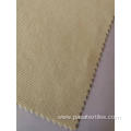 ivory cotton poly spandex ribbed stretch knitted fabric